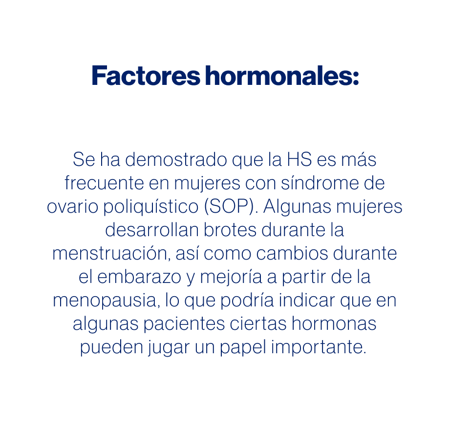 Factores hormonales: